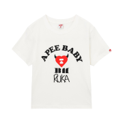 (W) BAPE Apee x Baby Monster Apee Baby Print T-Shirt #2 Ruka White