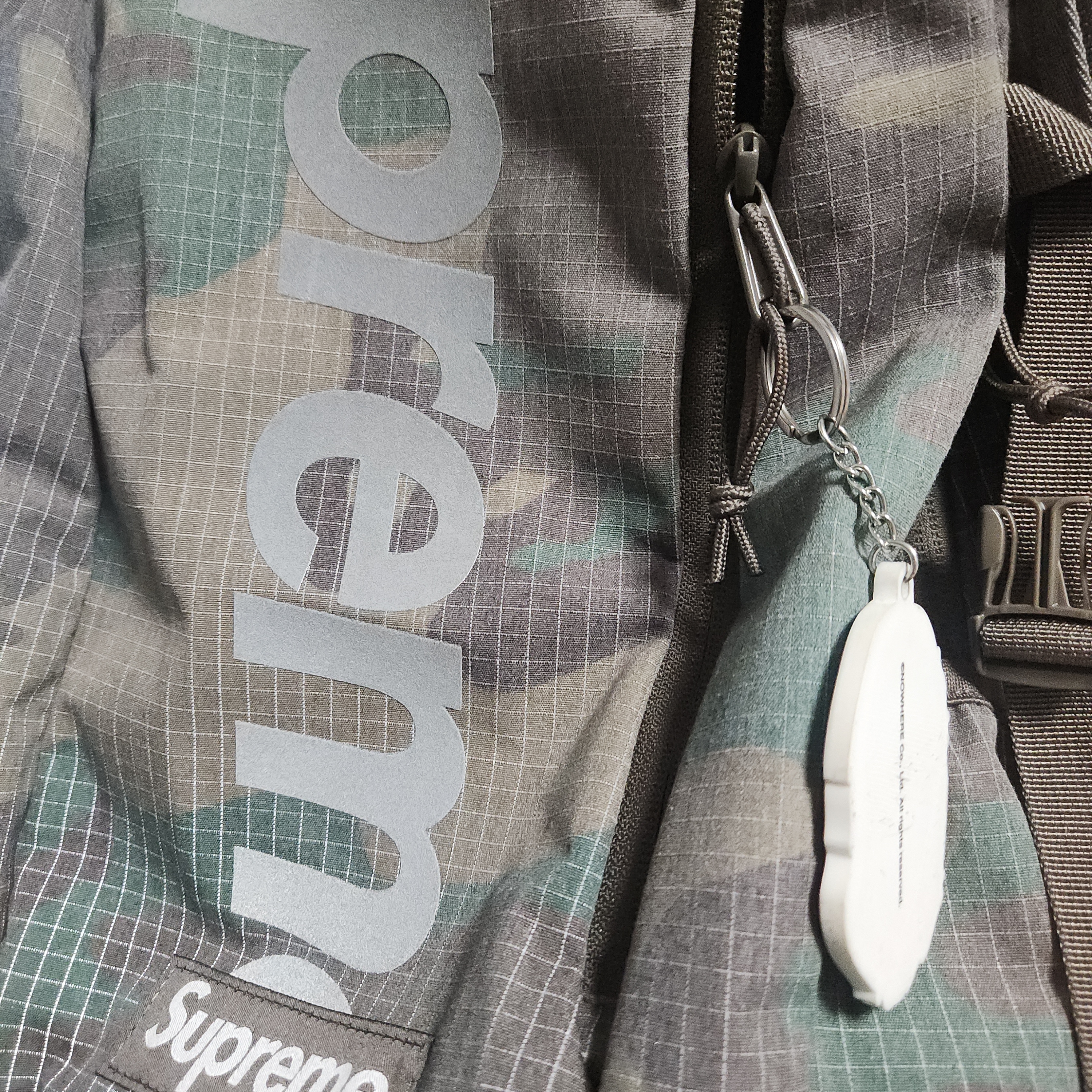Supreme Backpack Woodland Camo - 24SS 착용 스타일