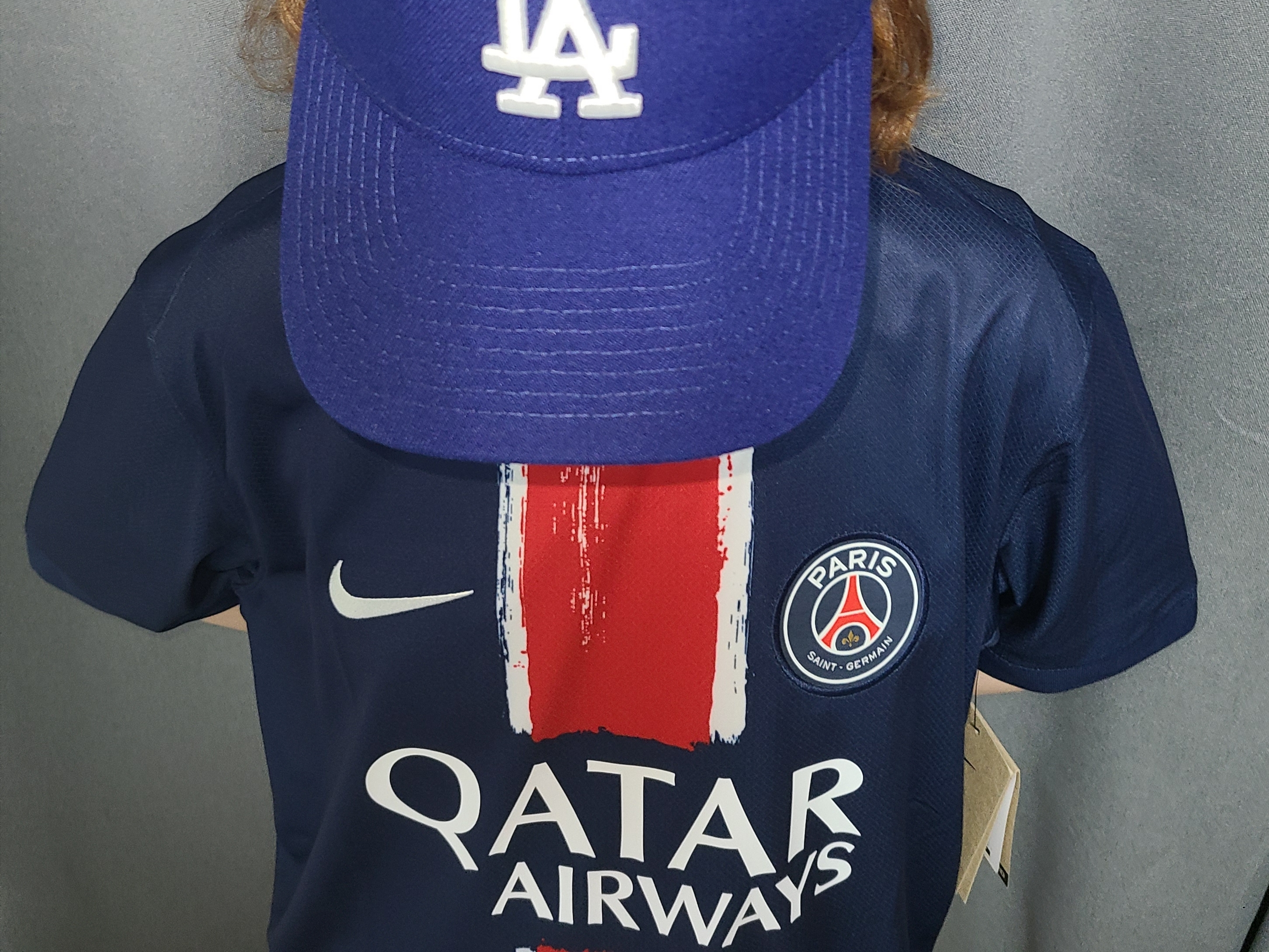 Nike Paris Saint-Germain 2024/25 Dri-Fit Stadium Home Replica Jersey Midnight Navy (Non Marking Ver.) 착용 스타일 - 1
