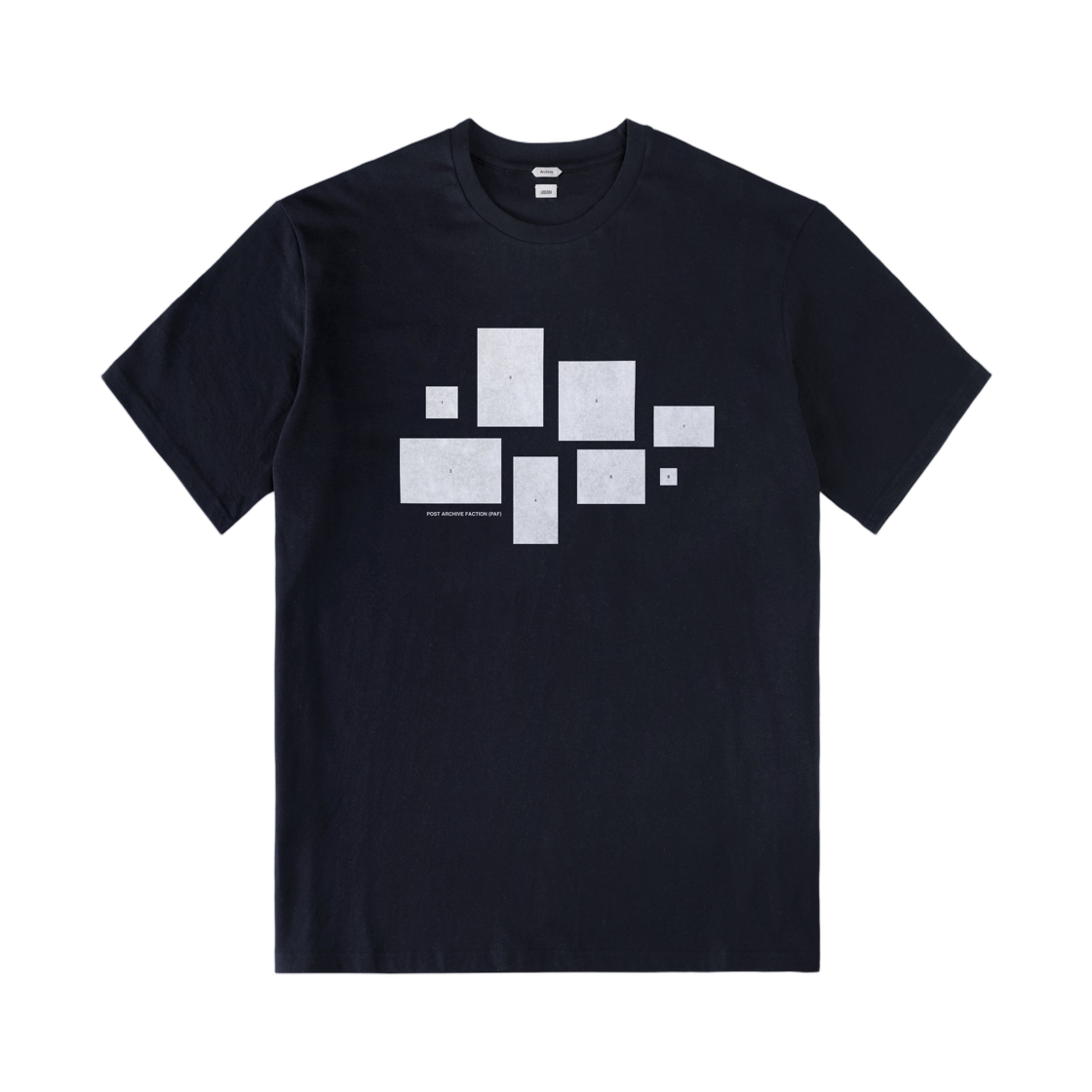 포스트 아카이브 팩션 (파프) 수베니어 티셔츠 16 네이비(Post Archive Faction (PAF) Souvenir T-Shirt 16 Navy) - 1