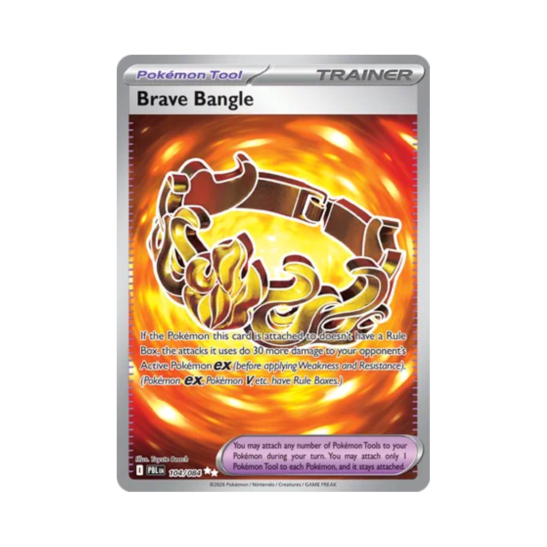 포켓몬 TCG 브레이브 뱅글 RR 피치 블랙 (영문판)(Pokemon TCG Brave Bangle RR Pitch Black (English Ver.)) - 1