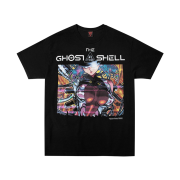 Geeks Rule x Ghost In The Shell Silkscreen Printing T-Shirt Ver. 2 Black