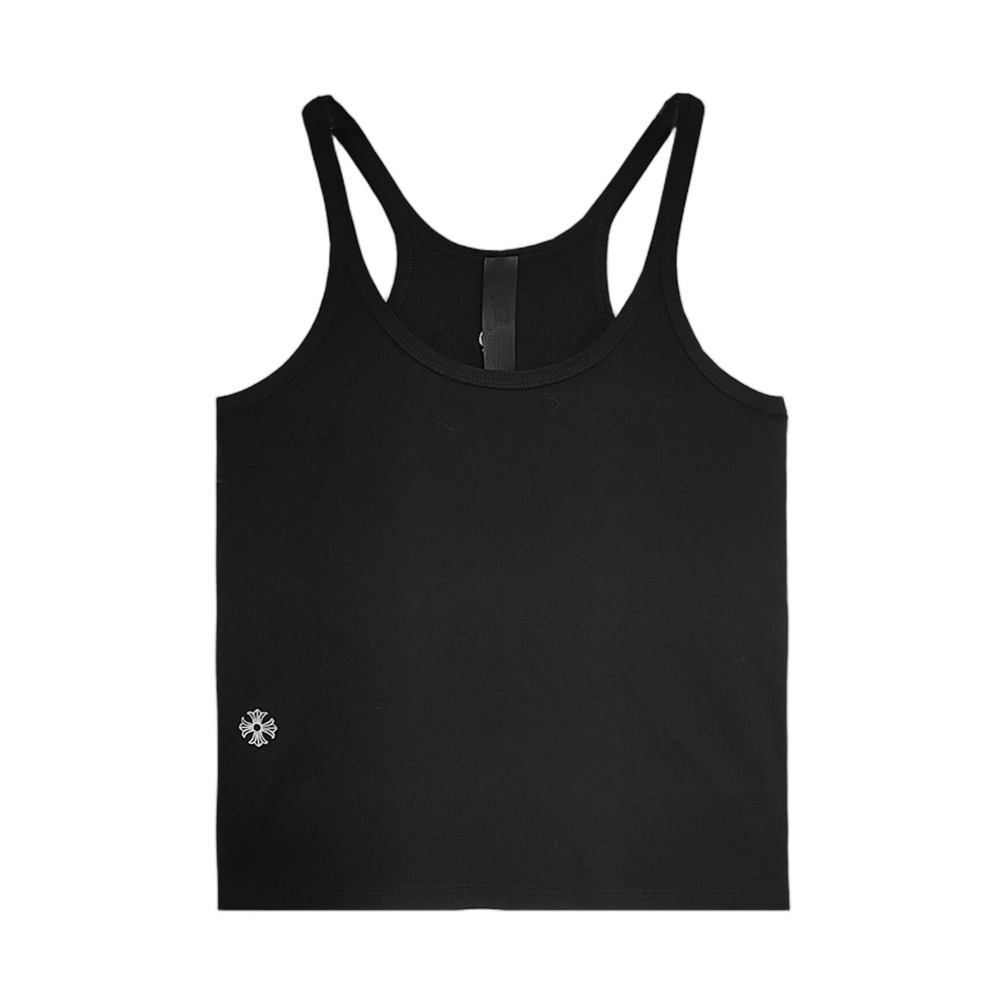 - (W) Chrome Hearts Bad Seed CH Embroidered Mini Tank Top Black