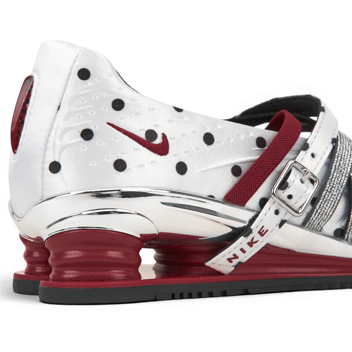 (W) 나이키 x 네이키드 코펜하겐 샥스 Z 칼리스트라 폴카 닷 화이트 블랙((W) Nike x Naked Copenhagen Shox Z Calistra Polka Dot White Black) - 8