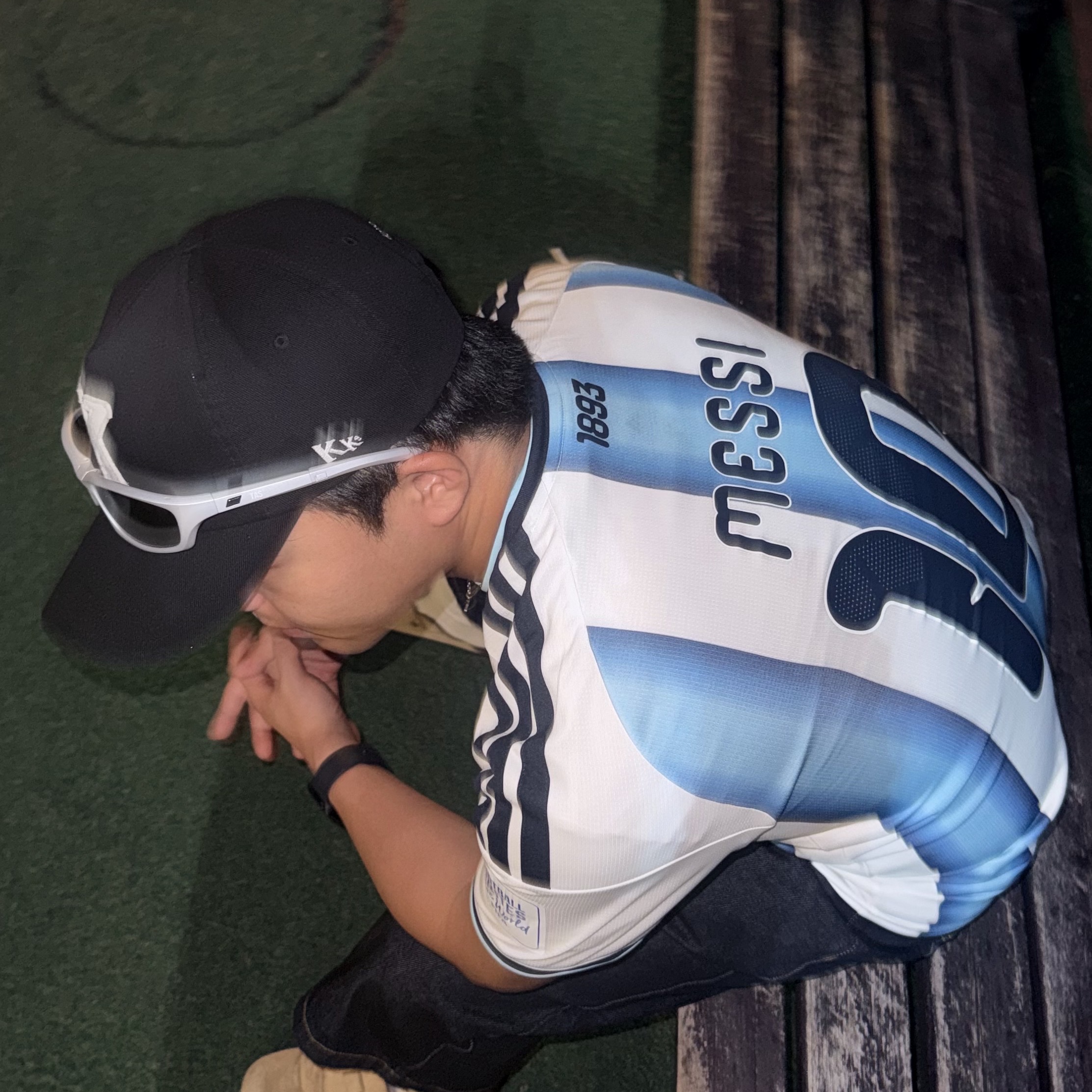 Adidas Argentina 2026 Home Authentic Jersey White Icey Blue - KR Sizing (Non Marking Ver.), Adidas Argentina 2026 Home Jersey White Icey Blue - KR Sizing (Non Marking Ver.) 착용 스타일 - 1