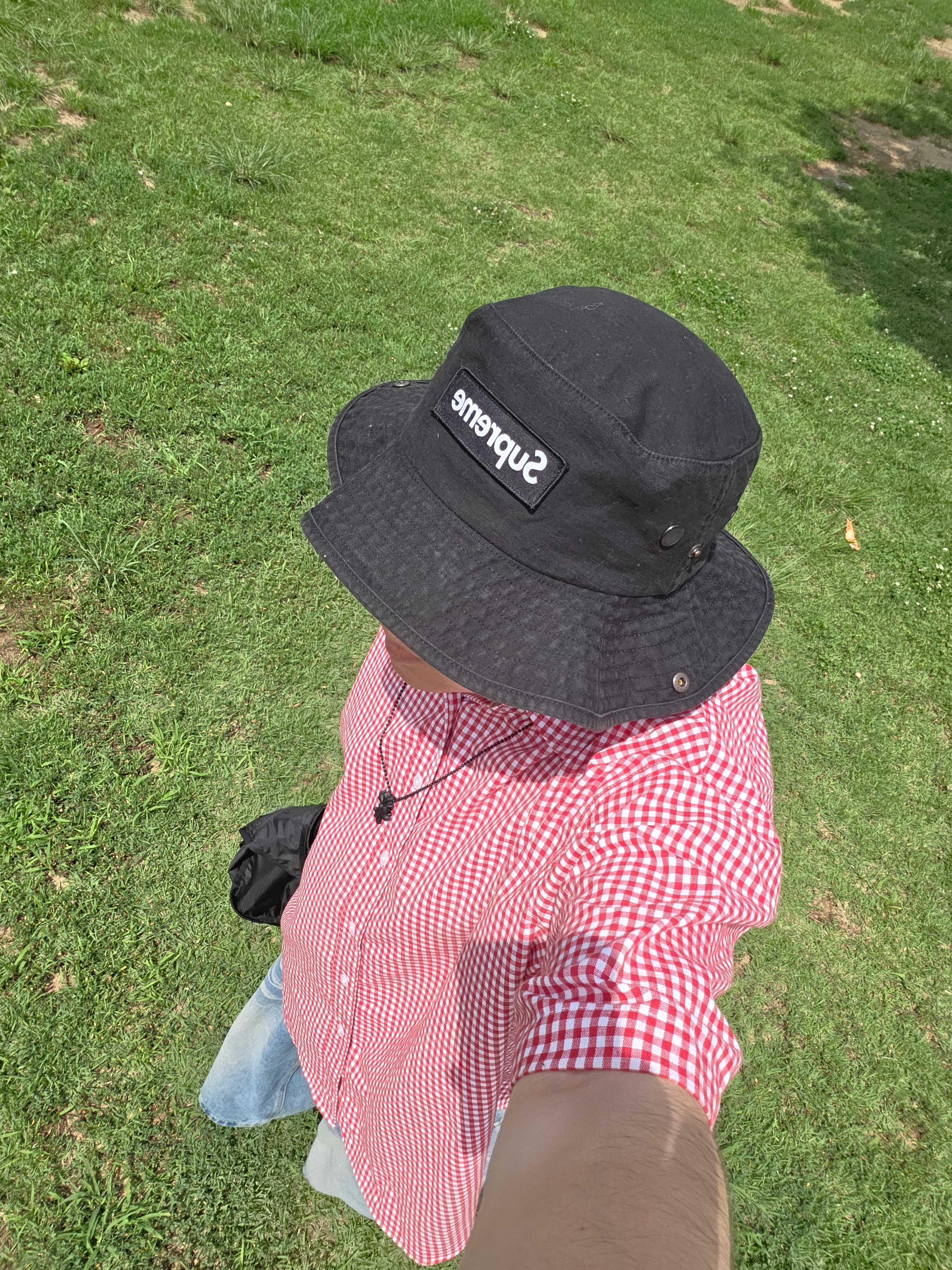 Supreme Military Boonie Black - 23FW 착용 스타일