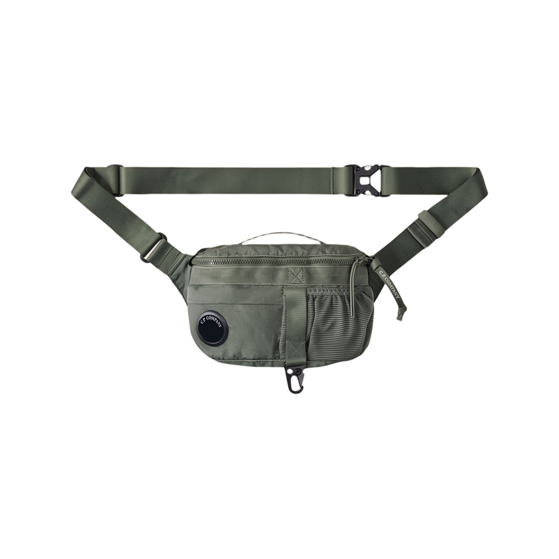 21CMAC128A005269G950 C.P. Company Nylon B Lens Mini Waist Bag Castor Grey - 26FW