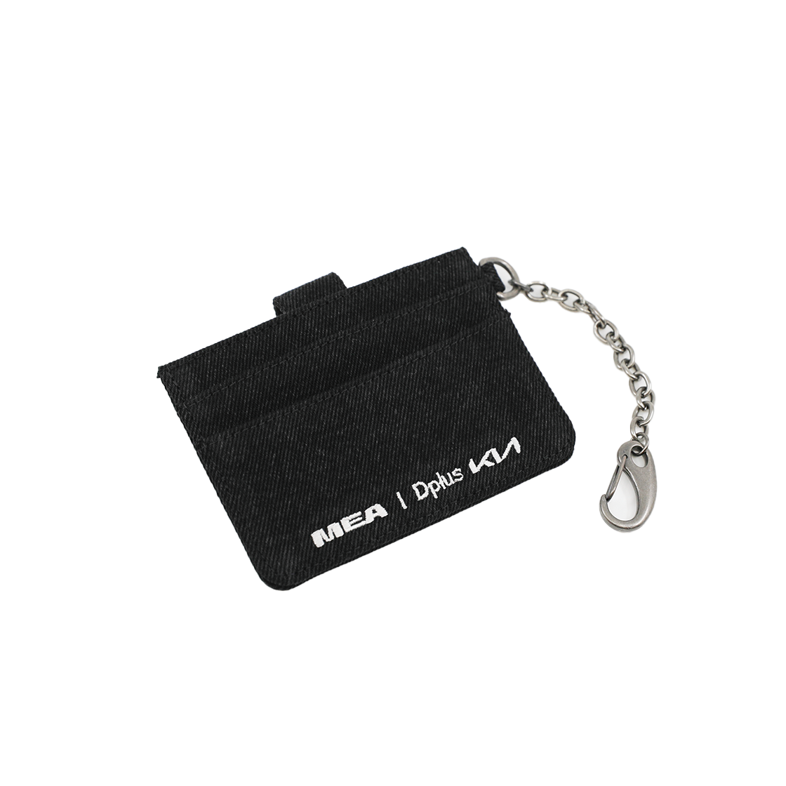 [KREAM 단독] 디플러스 기아 x 메아 데님 키체인 카드 케이스 블랙([KREAM 단독] Dplus Kia x Mea Denim Keychain Card Case Black)