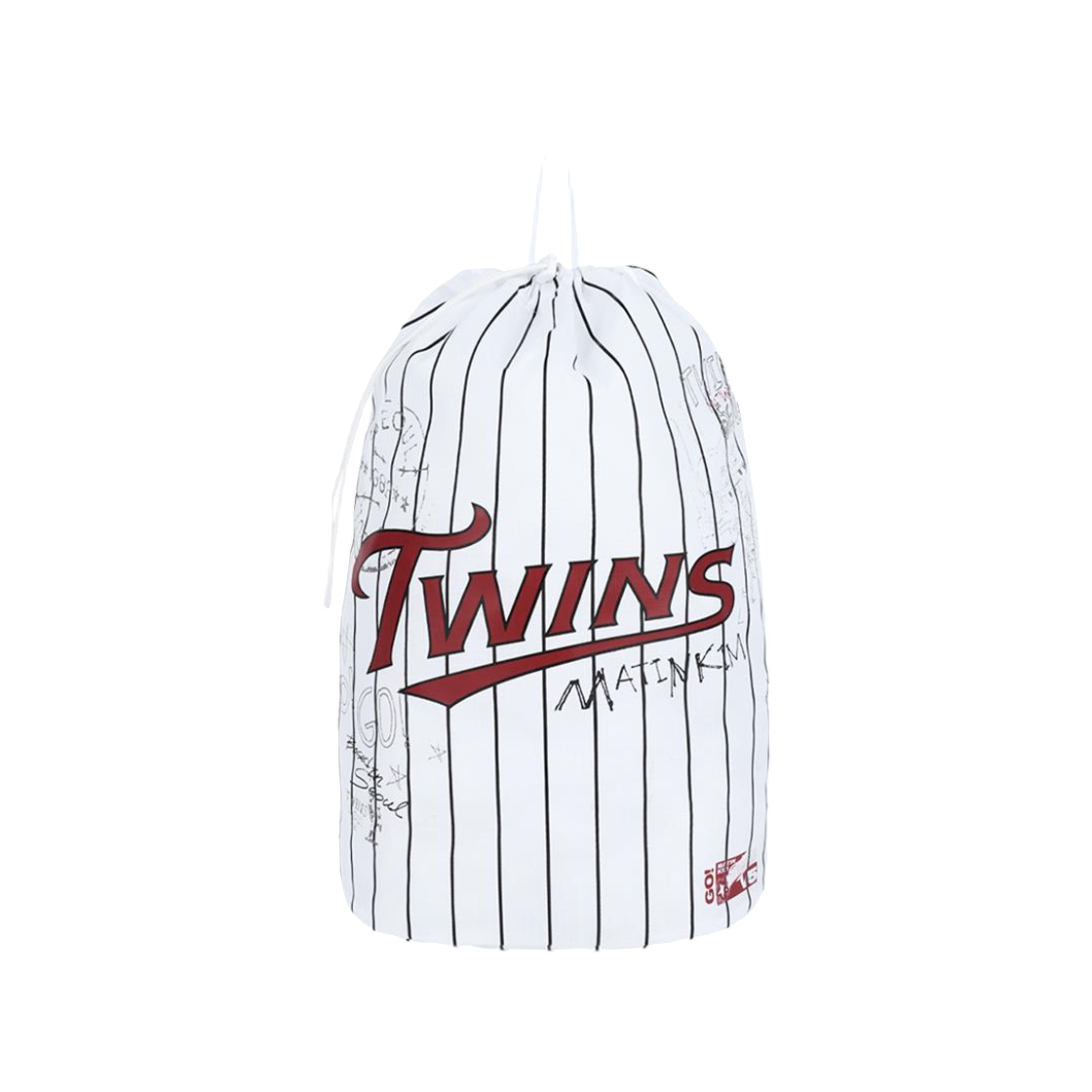 LG 트윈스 x 마뗑킴 라이트 백팩 화이트(LG Twins x Matin Kim Lite Backpack White) - 1