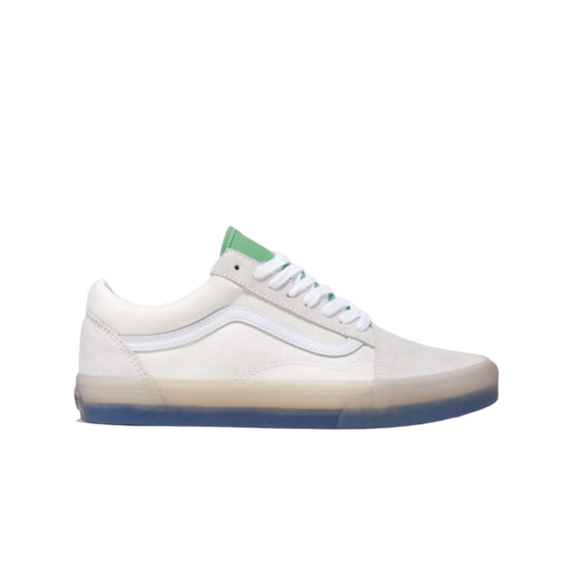 VN0005UFWGR Vans Old Skool Translucent White Green