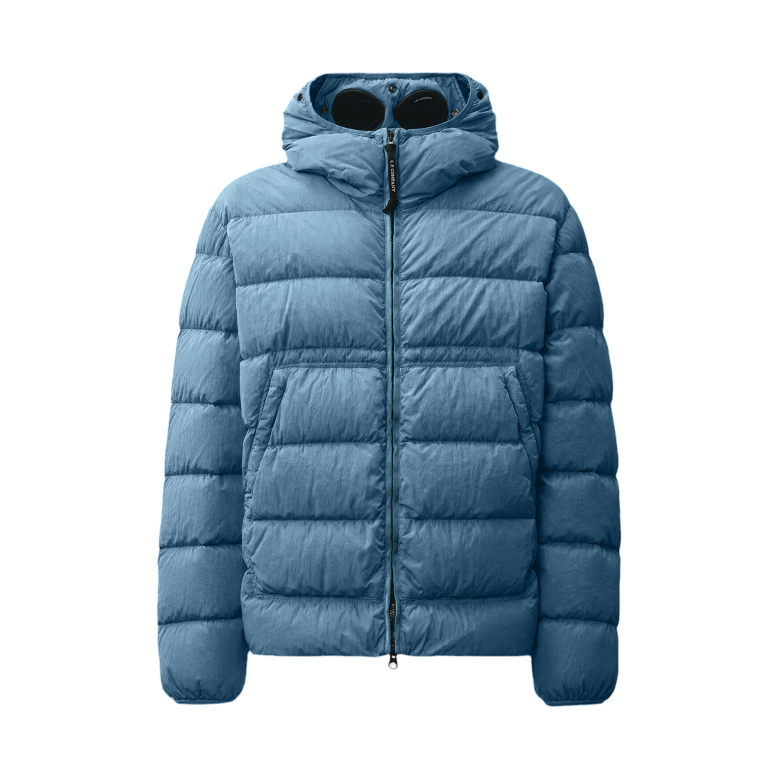 21CMOW011A005904G871 C.P. Company Chrome-R Goggle Down Jacket Orion Blue - 26FW