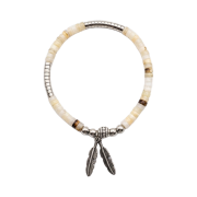 December Ten Flower Jade Flat Beads Bracelet