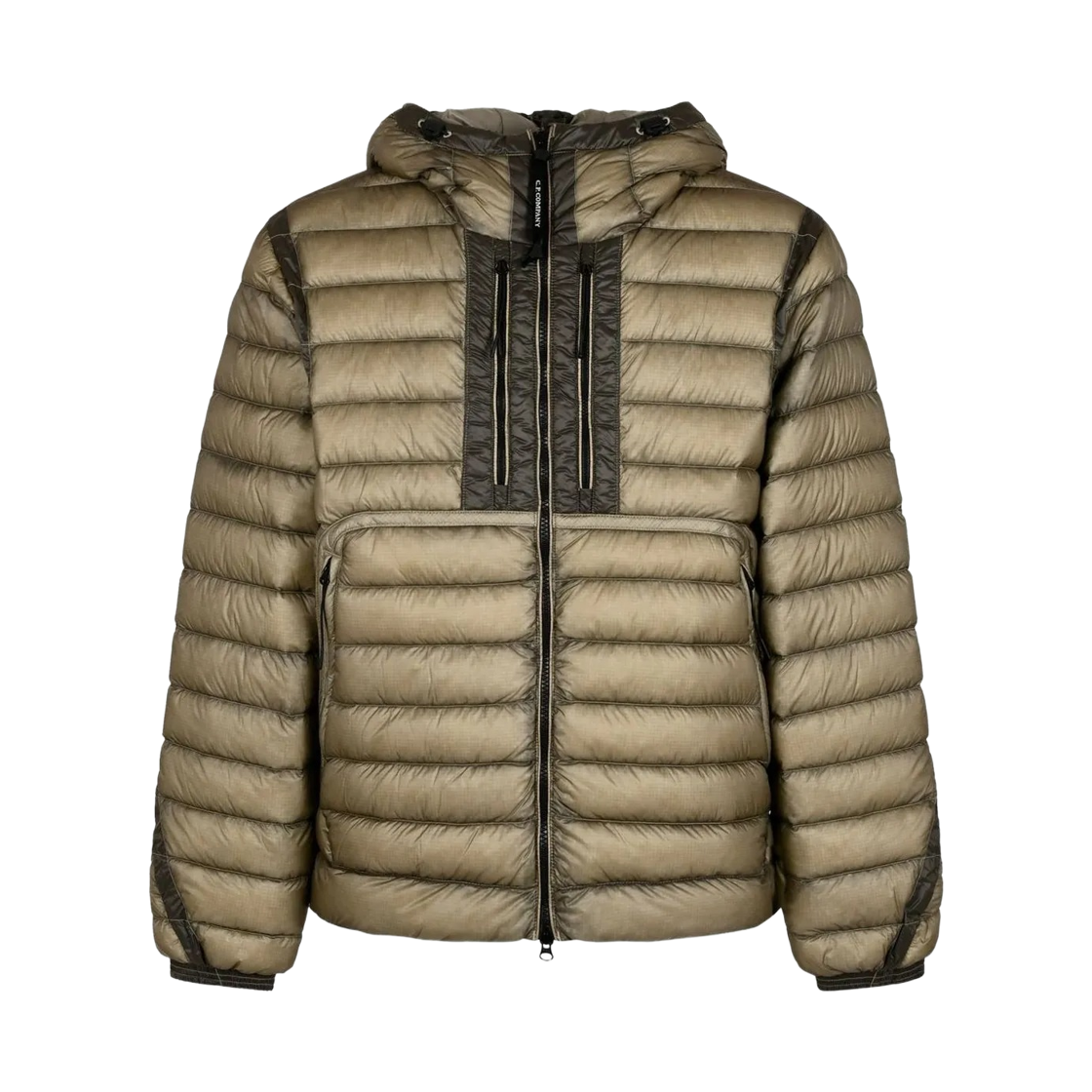21CMOW021A110416A356 C.P. Company D.D. Shell Goggle Chest Pocket Jacket Fallen Rock - 26FW