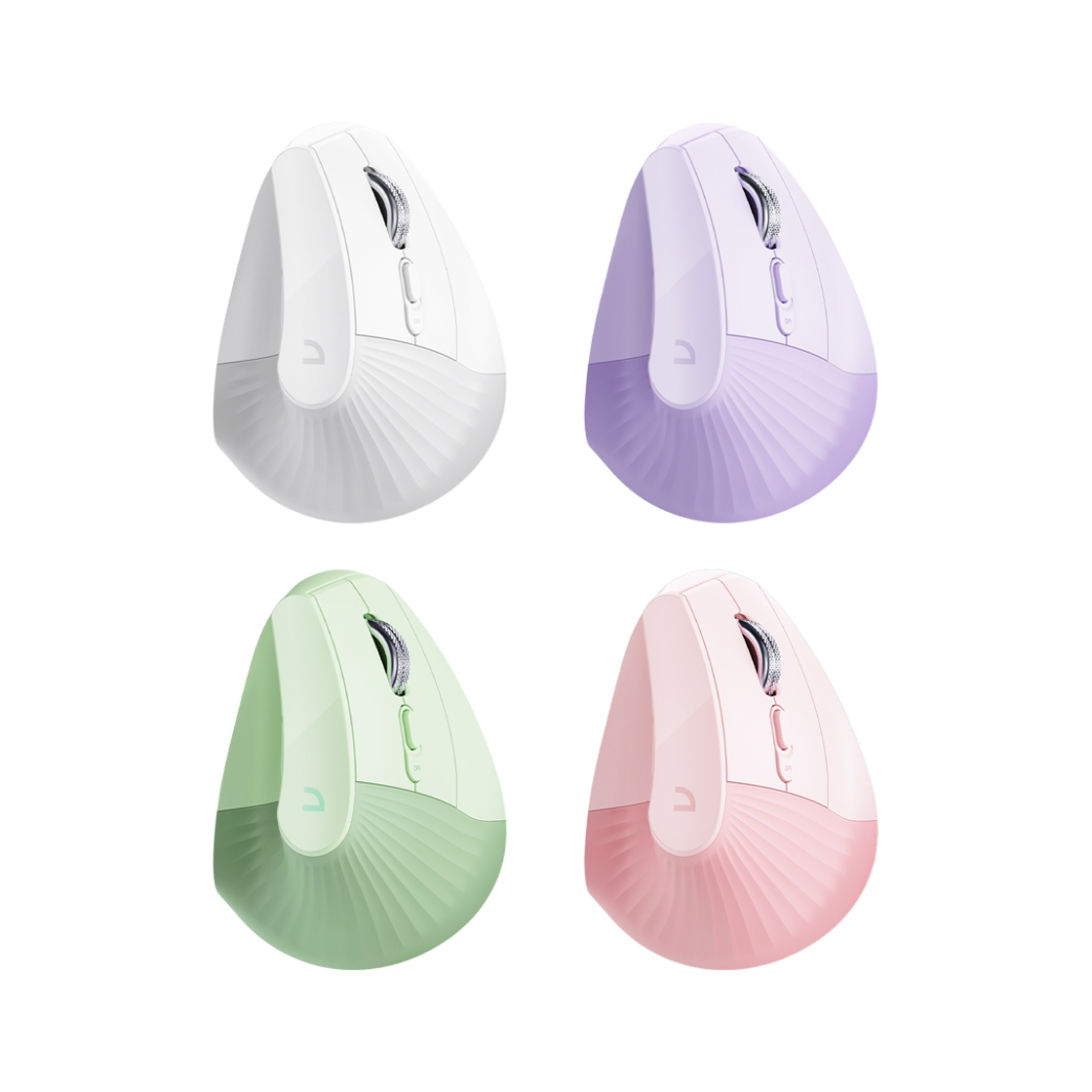 앱코 WEM60PRO 인체공학 듀얼스크롤 무선 블루투스 버티컬 마우스(ABKO WEM60PRO Ergonomics Dual Scroll Wireless Bluetooth Vertical Mouse)