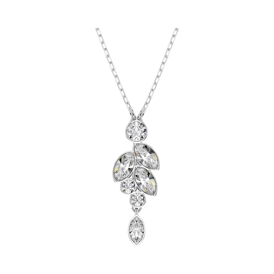 5754989 (W) Swarovski Diapason Pendant Mixed Cut White Rhodium Plated