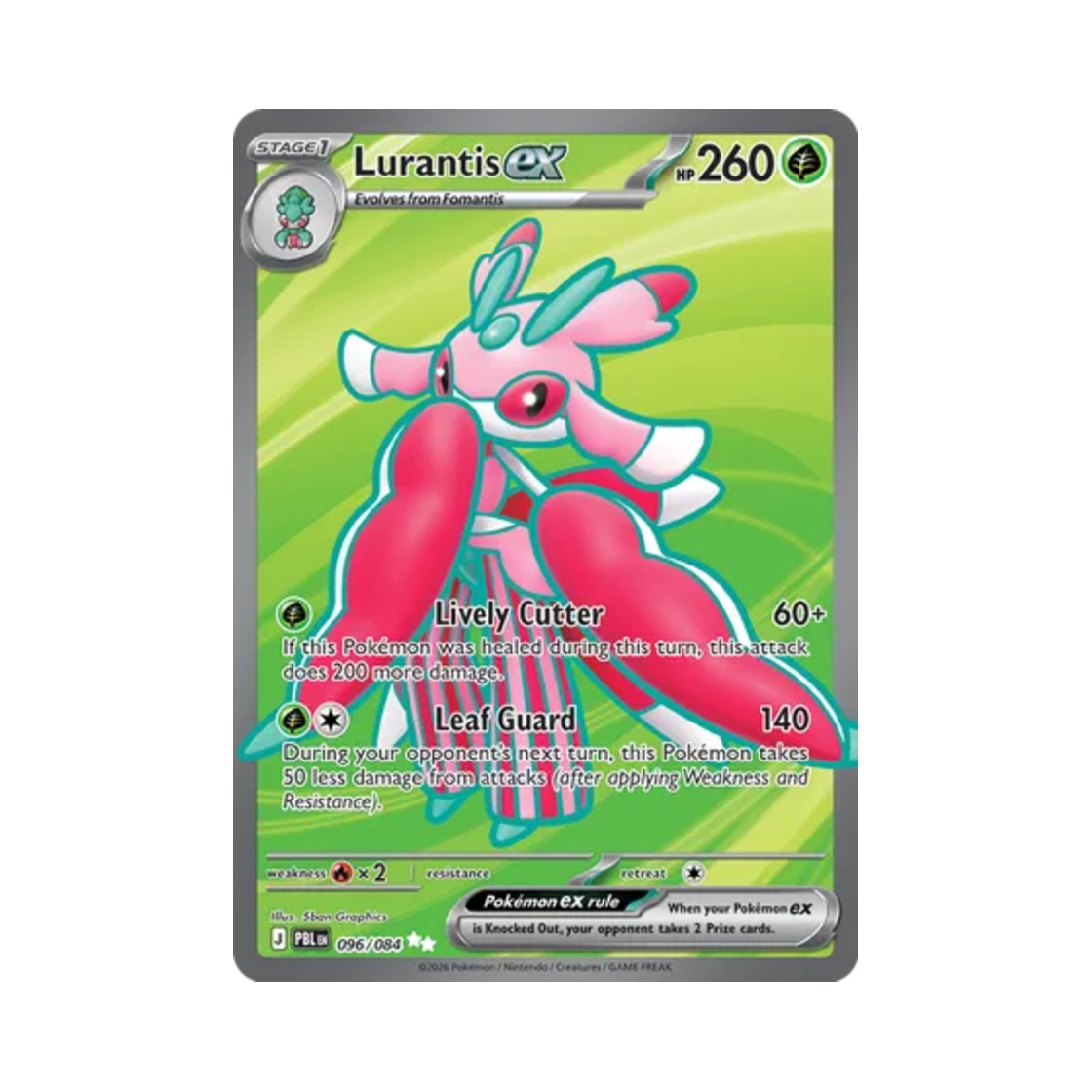 포켓몬 TCG 라란티스 ex UR 피치 블랙 (영문판)(Pokemon TCG Lurantis ex UR Pitch Black (English Ver.)) - 1