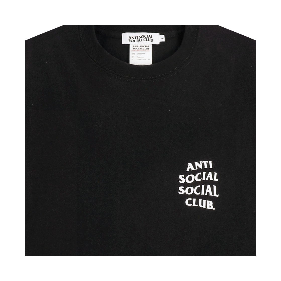 안티 소셜 소셜 클럽 오지 로고 티 블랙(Anti Social Social Club OG Logo S/S Tee Black) - 5