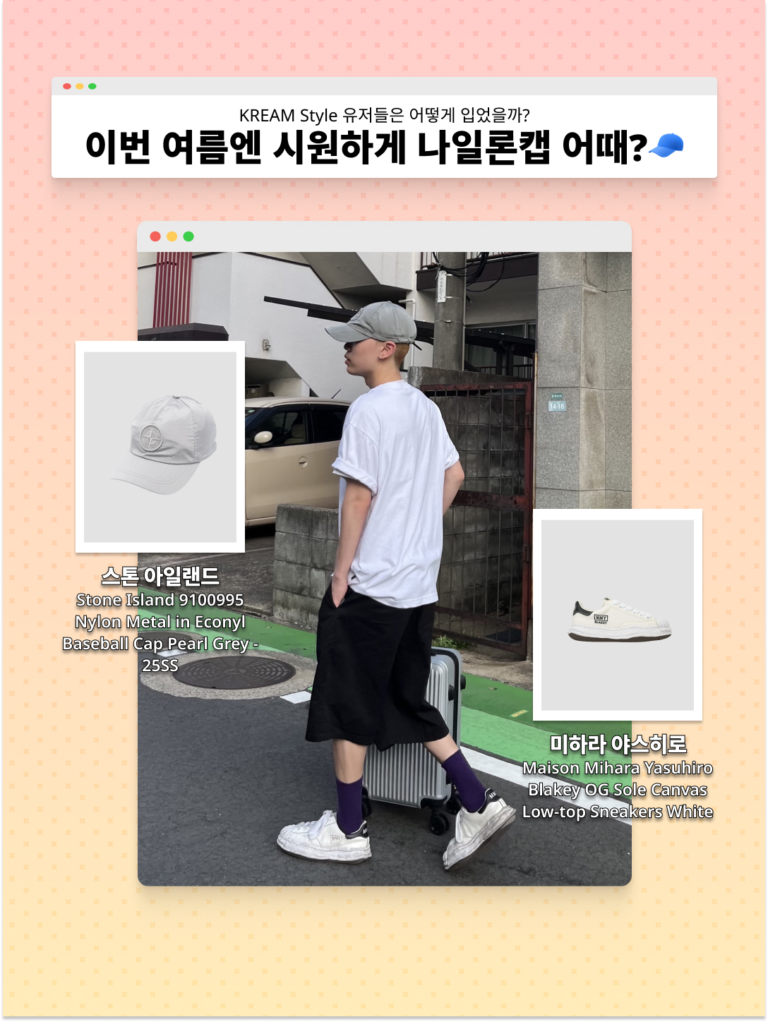 Oakley Fusion Golf Cap Aviator Green - 26SS, Oakley Eye Jacket Redux Matte Black Frame Prizm Grey Lenses High Bridge Fit 착용 스타일 - 3