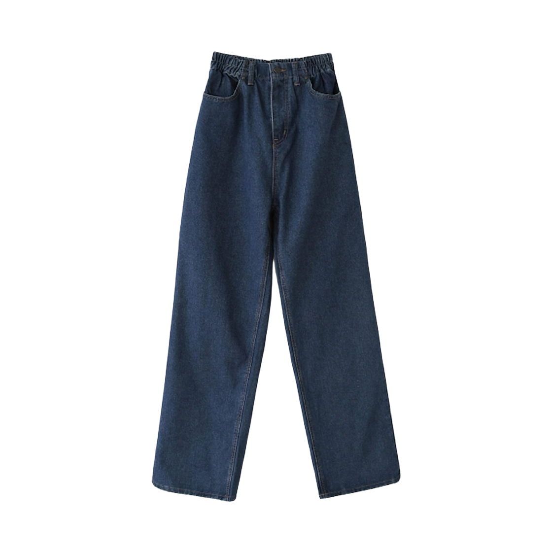 GW3628 GCLIP Banded Long Wide Jeans