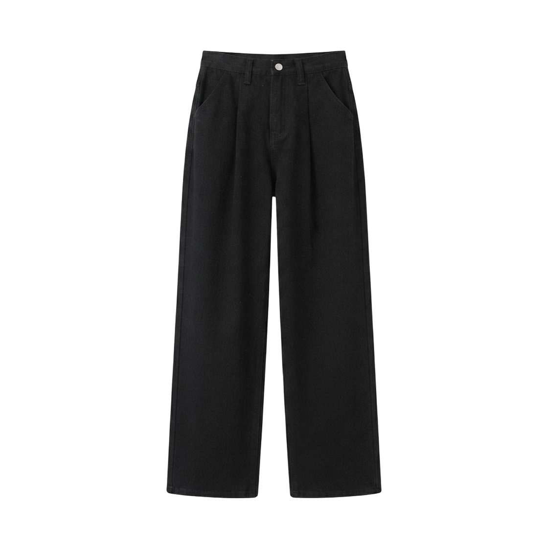 GW3654-블랙 GCLIP Pintuck Loose-Fit Wide Pants Black