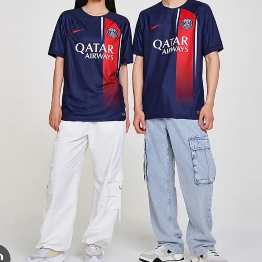 Nike Paris Saint-Germain 2023/24 Dri-Fit Stadium Home Jersey Midnight Navy (Non Marking Ver.) 착용 스타일