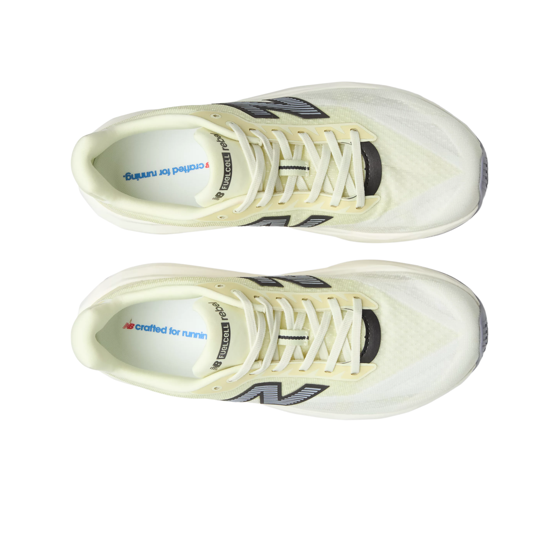 뉴발란스 퓨어셀 레벨 v5 피스타치오 버터 디지털 미스트 - 2E 와이드(New Balance FuelCell Rebel v5 Pistachio Butter Digital Mist - 2E Wide) - 2