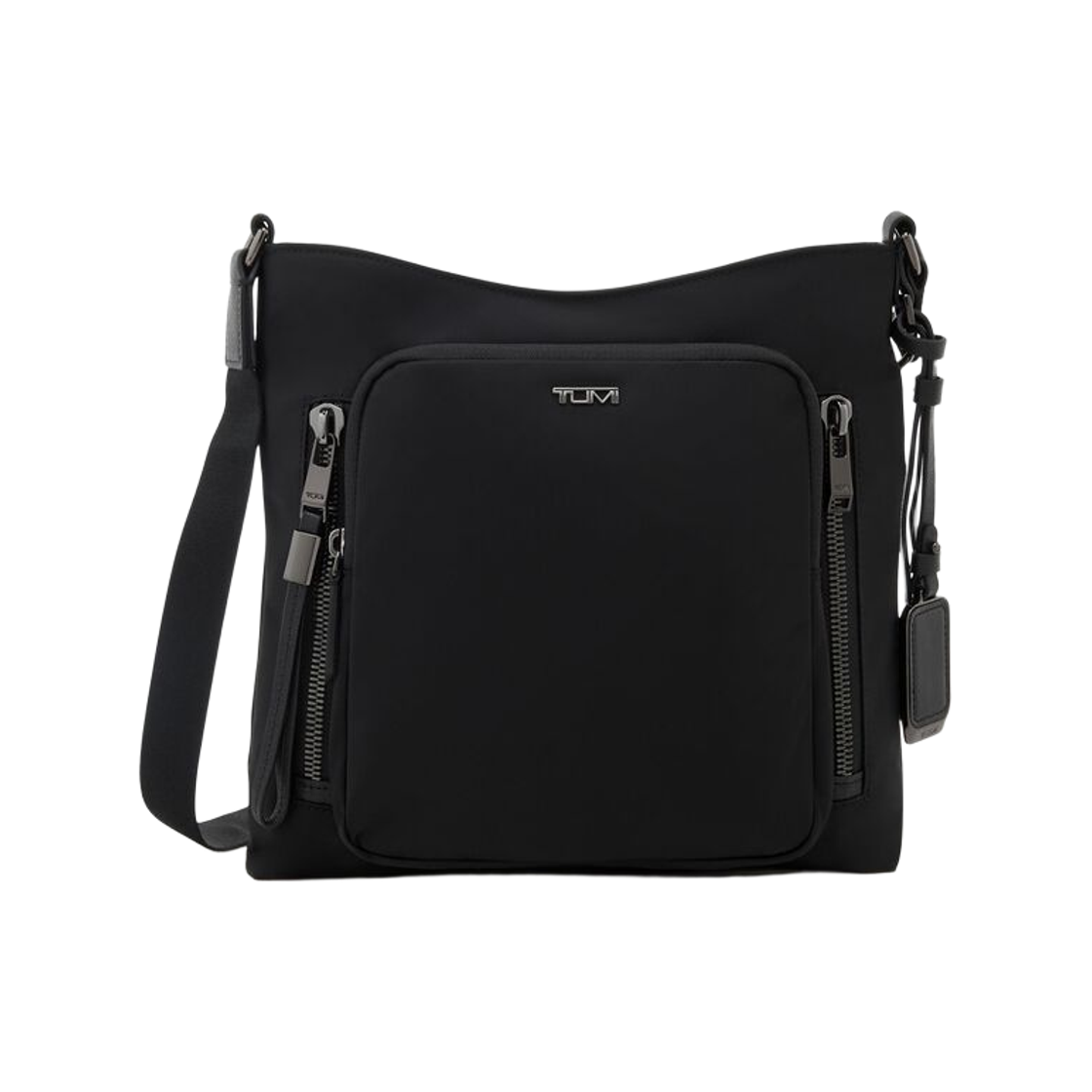 0196616DGM Tumi Voyageur Taylor Crossbody Black Gunmetal