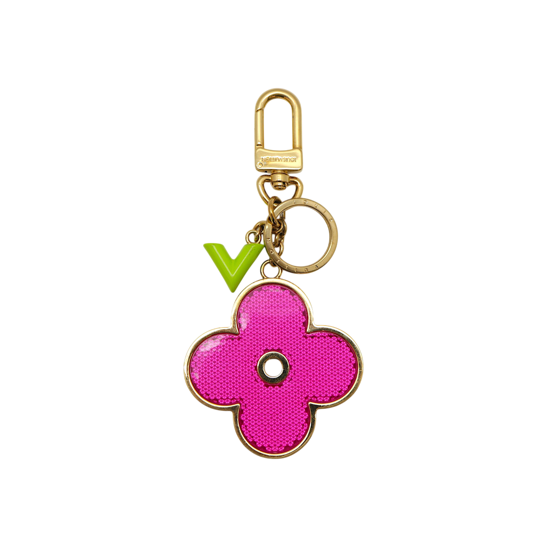 ITDQ9I7ION95 Louis Vuitton Flash Flower Bag Charm Keyring M78626