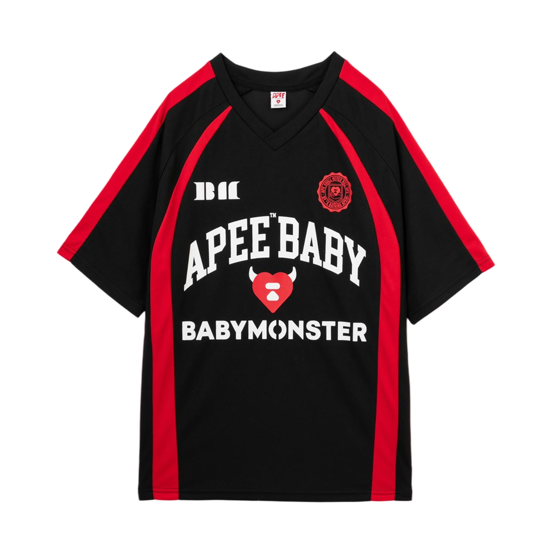 - (W) BAPE Apee x Baby Monster Apee Baby Print T-Shirt #1 Black