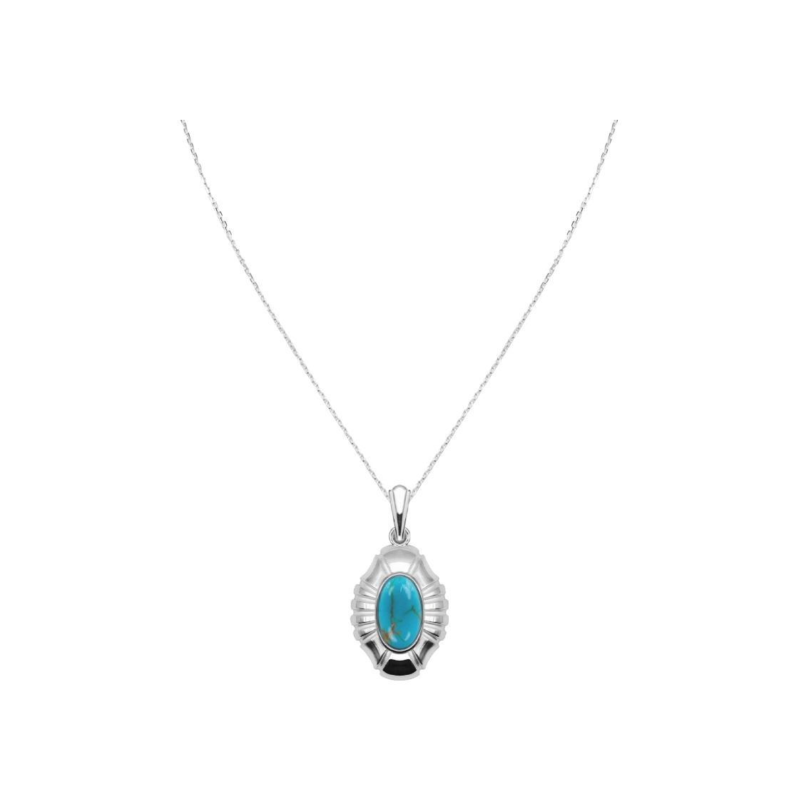 뵤르 헤일로 네클리스 터키석(Bőr Halo Necklace Turquoise)