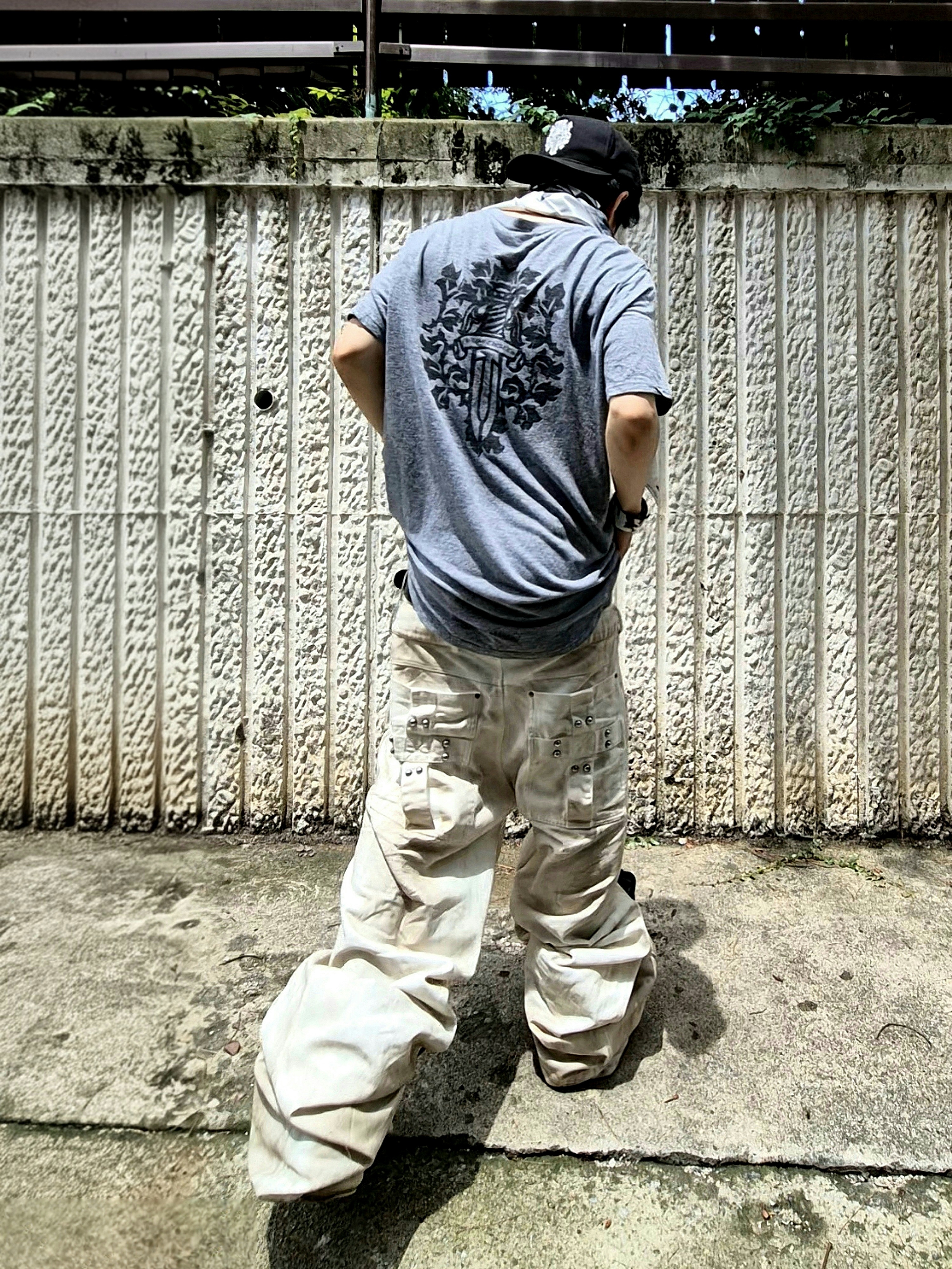 emostanceclub Core Belt Croc Embossed BROWN, Rick Owens Mega Bumper Geobasket Black Milk 착용 스타일 - 4