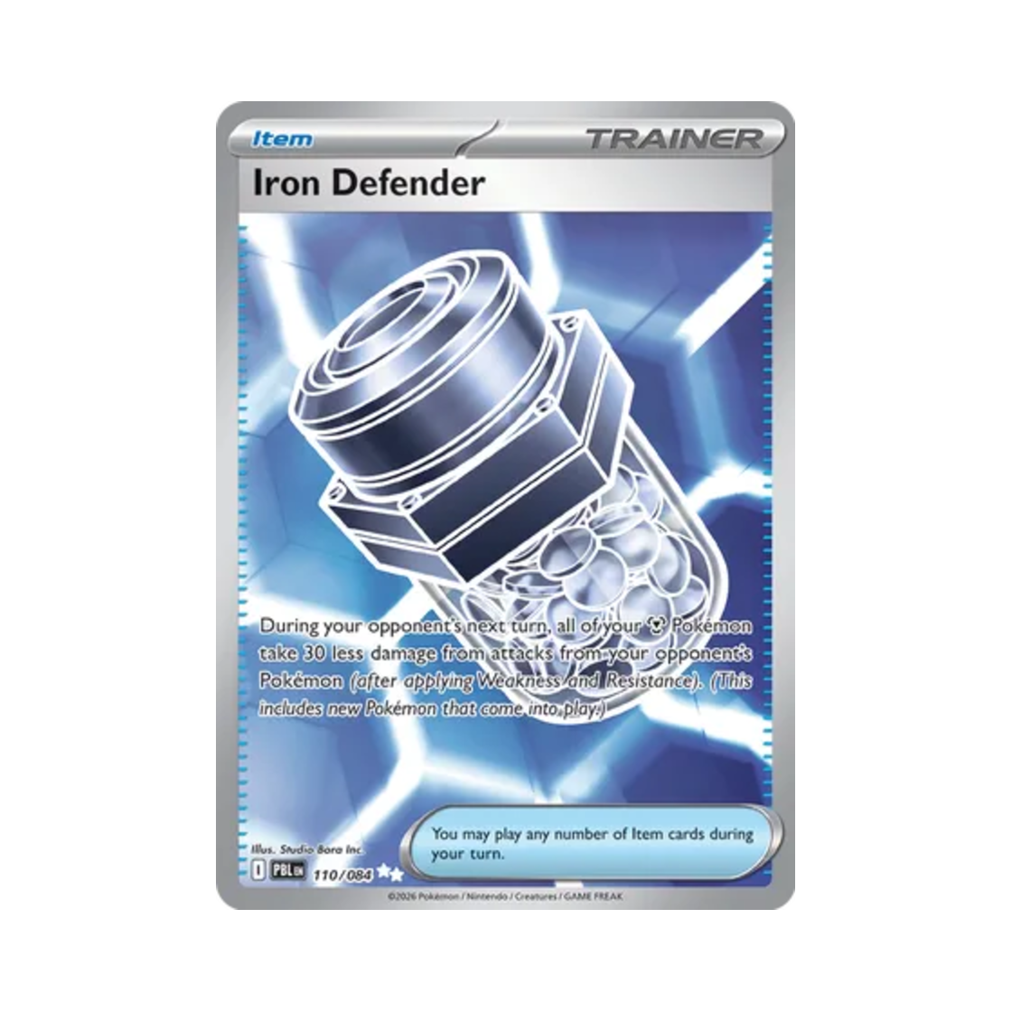포켓몬 TCG 아이언 디펜드업 RR 피치 블랙 (영문판)(Pokemon TCG ARon Defender RR Pitch Black (English Ver.)) - 1