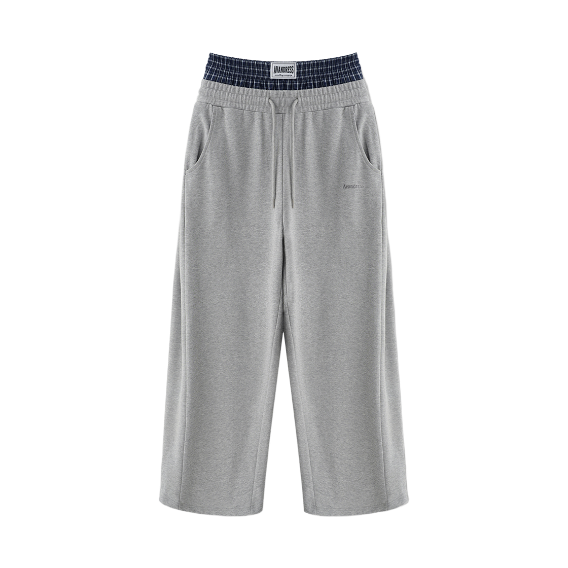 어반드레스 88 사이드 플래시 릴랙스 새깅 팬츠 멜란지(Avandress 88 Side Flash Relax Sagging Pants Melange) - 1