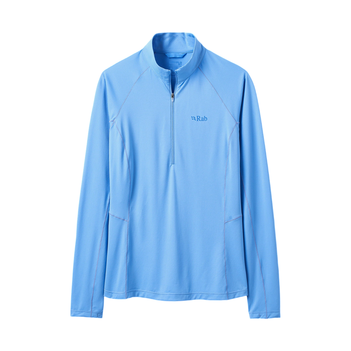 QCC-54 (W) Rab Sonic L/S Zip Bluebird