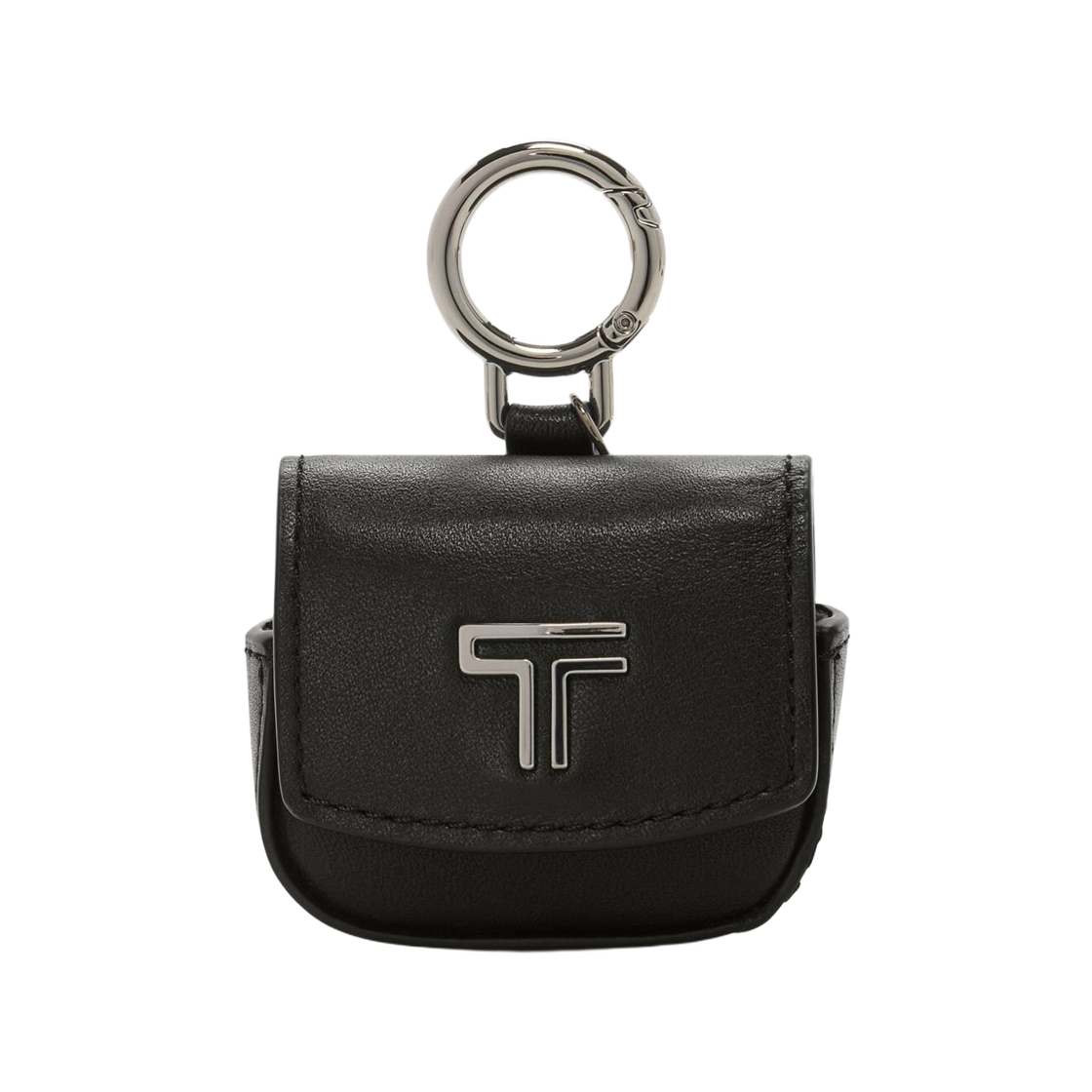 0197116DGM Tumi Belden SLG Airpods Charm Case Black Gunmetal