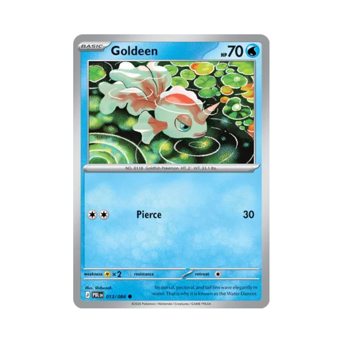 포켓몬 TCG 콘치 C 피치 블랙 (영문판)(Pokemon TCG Goldeen C Pitch Black (English Ver.)) - 1