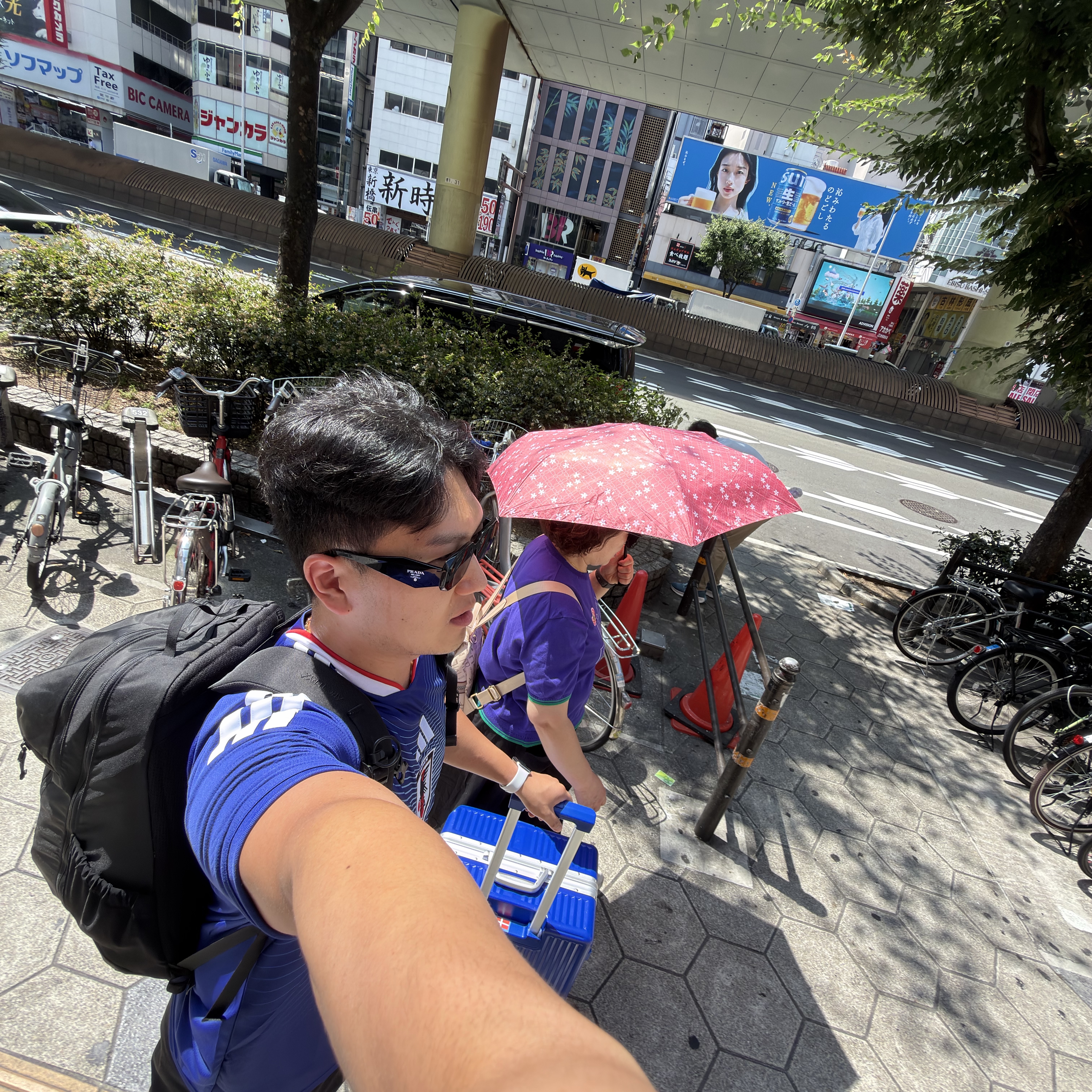 Adidas Japan 2026 Home Replica Jersey Japan Blue Ash Blue - KR Sizing (Non Marking Ver.) 착용 스타일