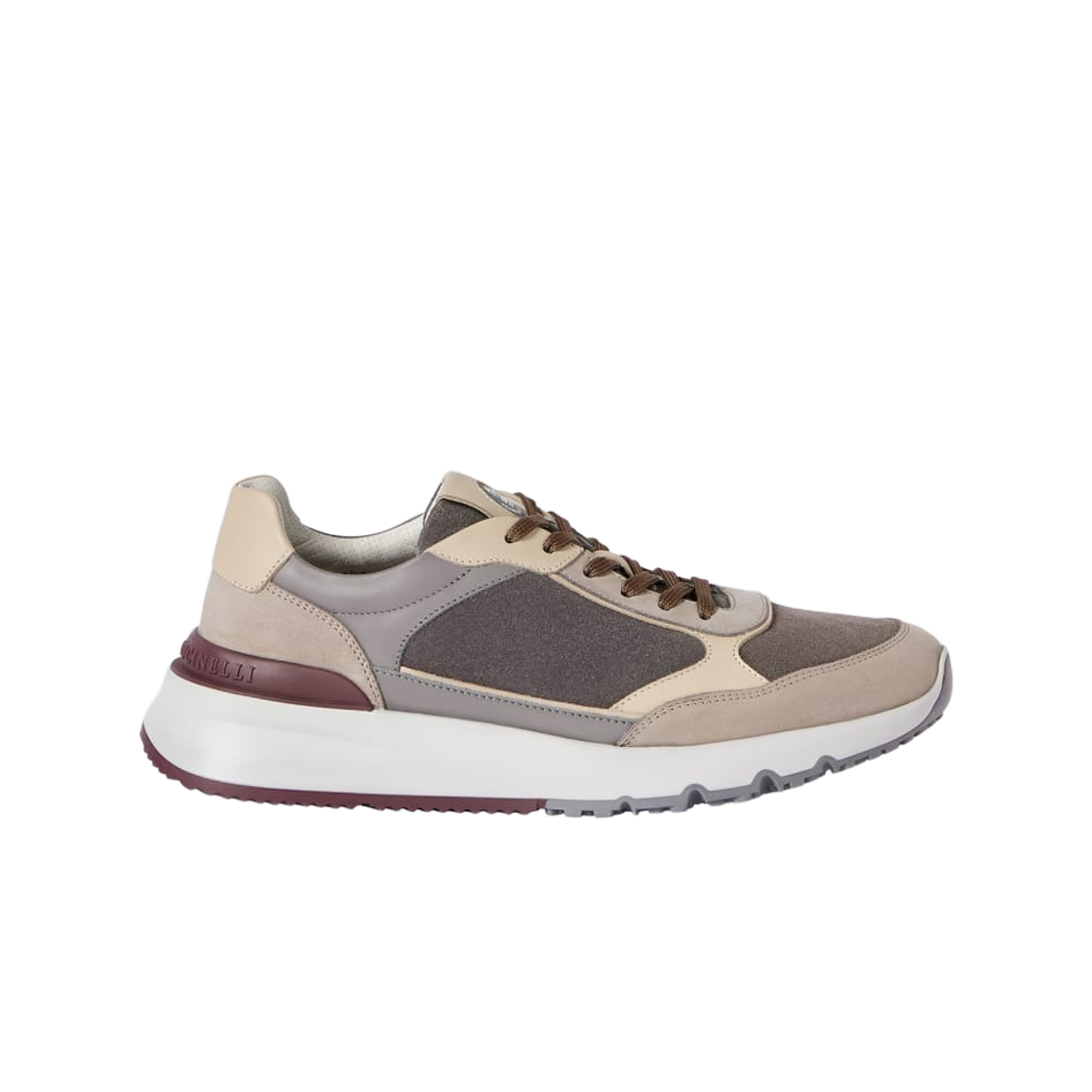 브루넬로 쿠치넬리 누벅 스웨이드 러너 앤트러사이트(Brunello Cucinelli Nubuck and Suede Runners Anthracite)