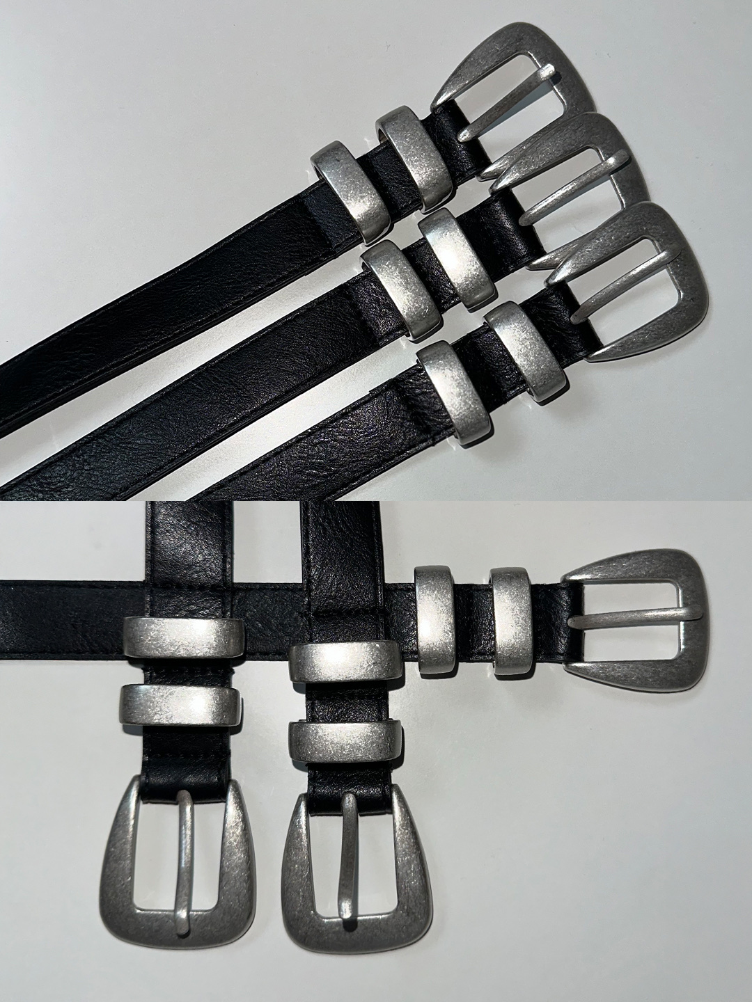AX CONNECTION Double Frame Classic Belt 착용 스타일