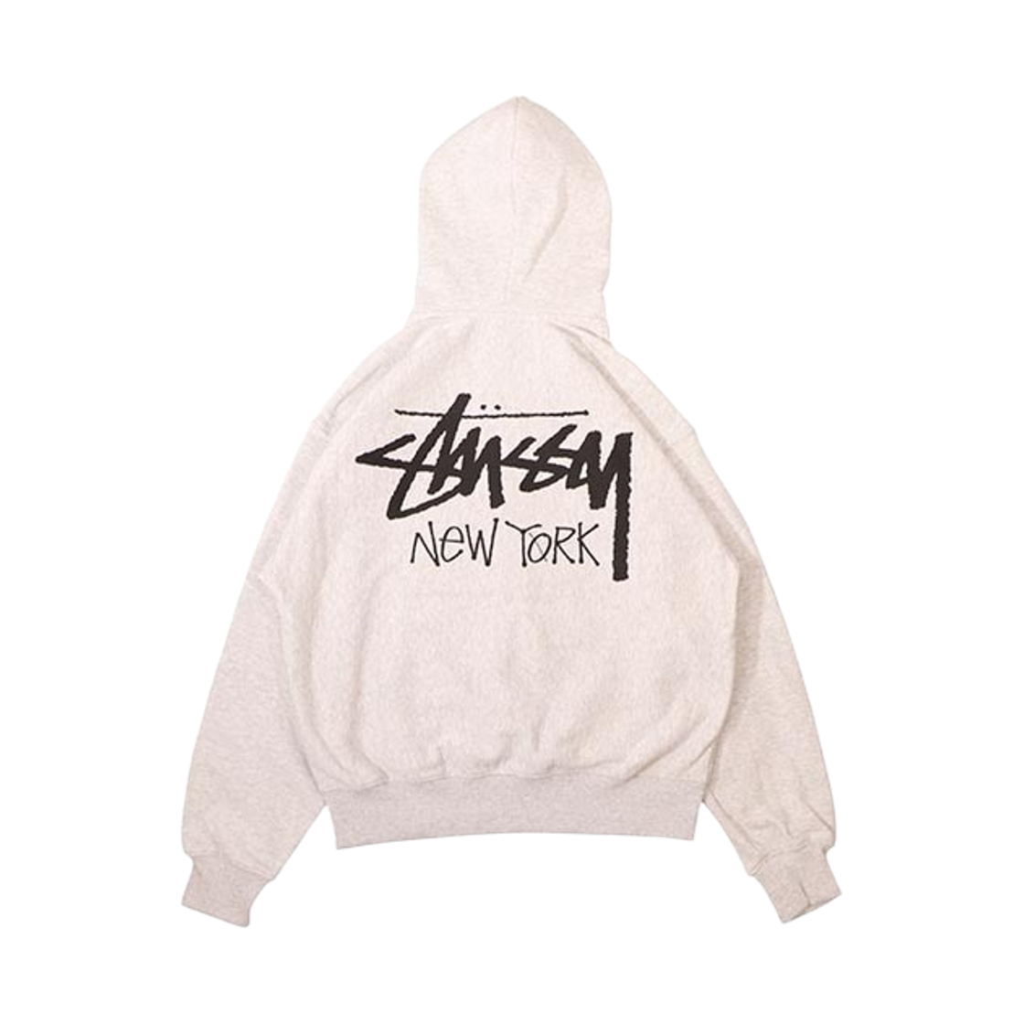 스투시 스탁 뉴욕 집 후드 애쉬 헤더(Stussy Stock New York Zip Hooded Ash Heather) - 2