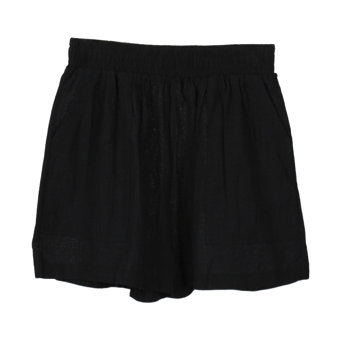 GW3567-블랙 GCLIP Banded Big Pocket Cotton Shorts Black
