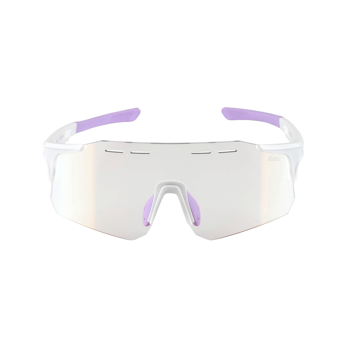URANUS C6 2DITOR Sports Exercise running goggle NUS sunglasses C6 photochromic Red Frame White Purple