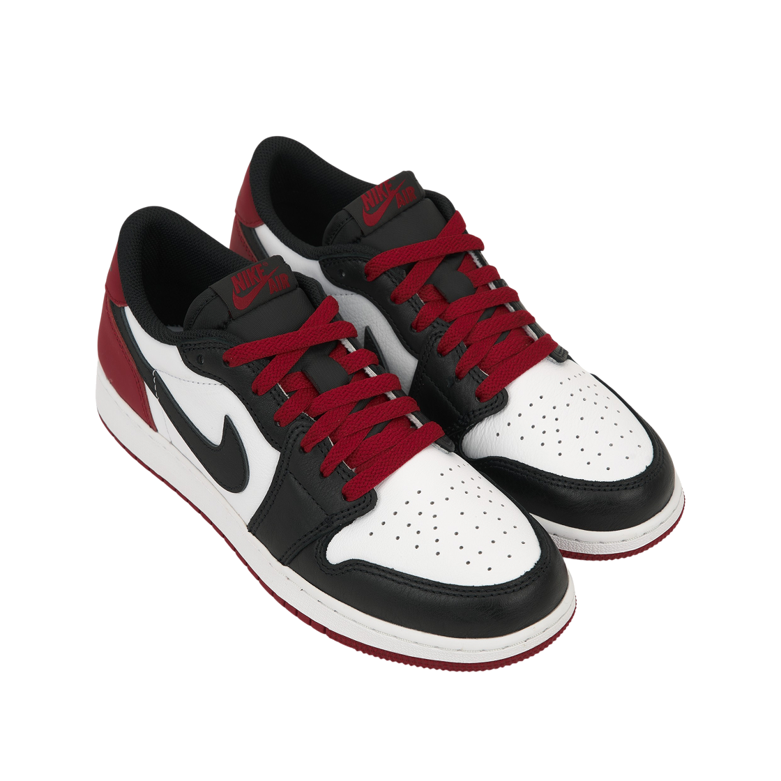 (GS) 조던 1 레트로 로우 OG 블랙토((GS) Jordan 1 Retro Low OG Black Toe) - 4