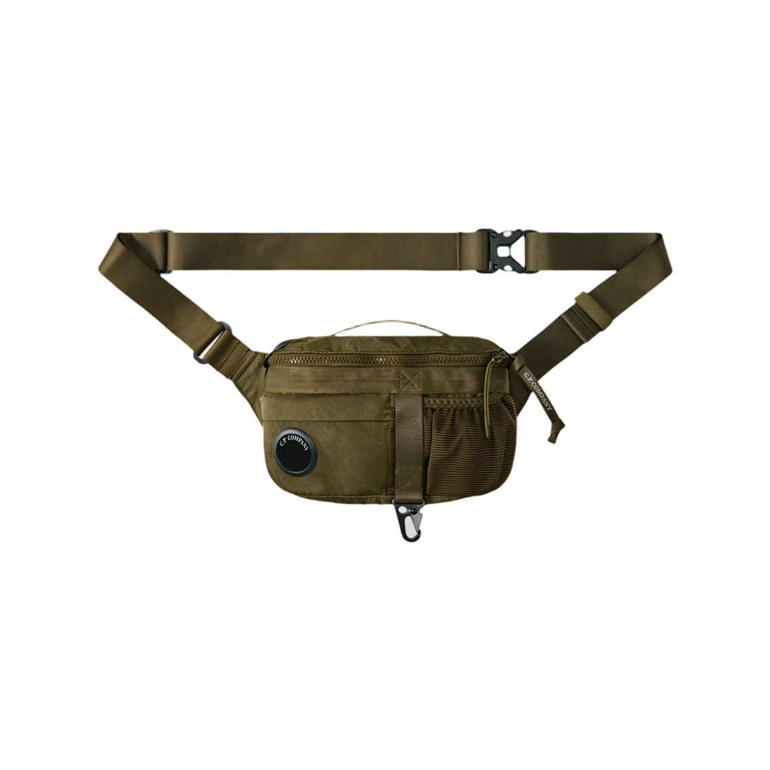 21CMAC128A005269G683 C.P. Company Nylon B Lens Mini Waist Bag Ivy Green - 26FW
