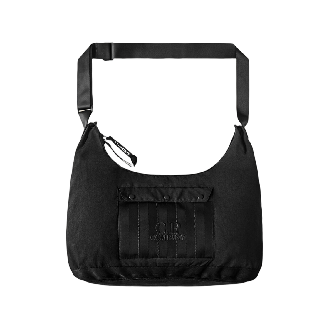 21CMAC040A005349M999 C.P. Company Herringbone Mixed Carry Bag Black - 26FW