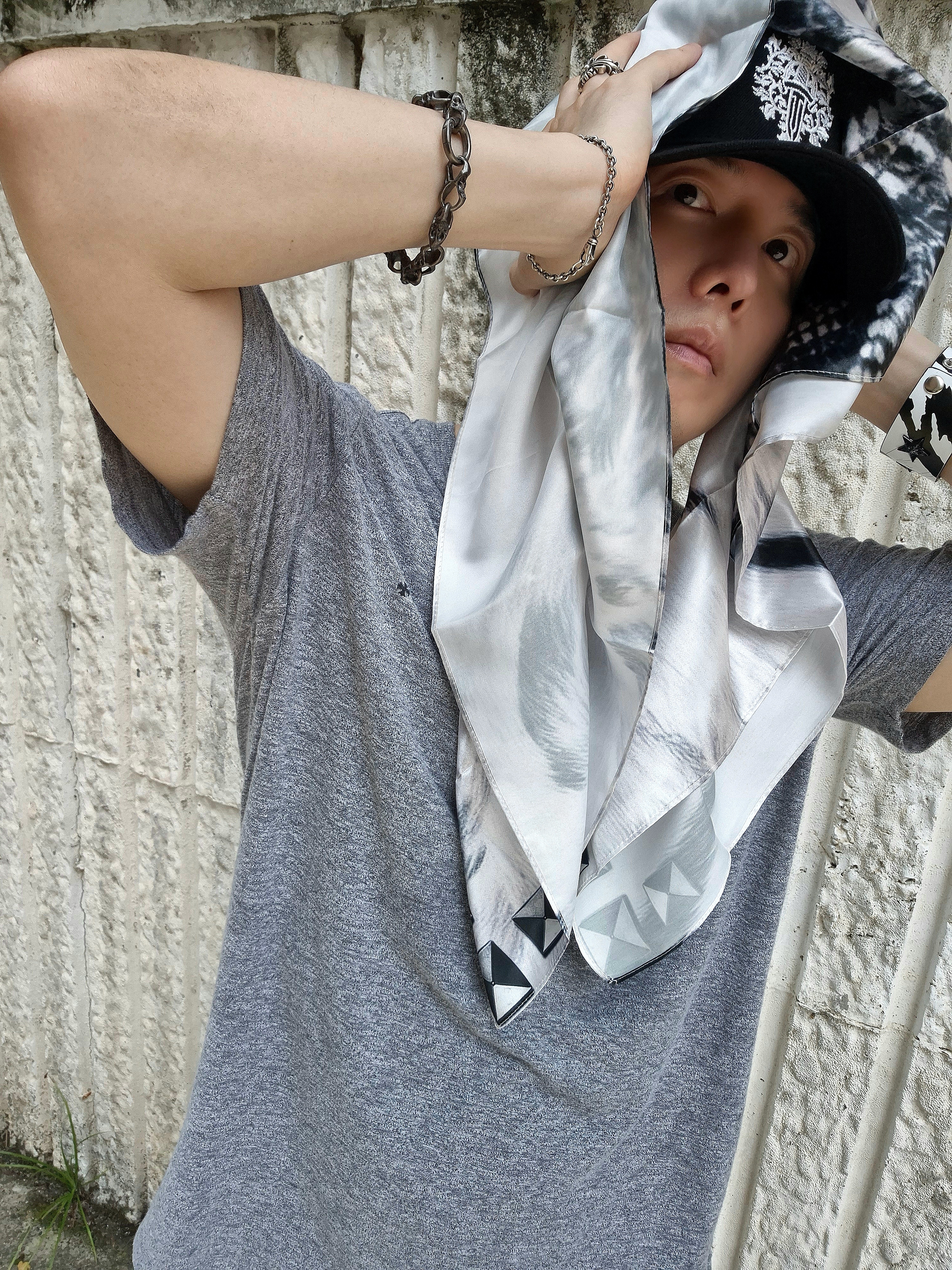 Rick Owens Mega Bumper Geobasket Black Milk, Rick Owens Mega Bumper Geobasket Black Milk 착용 스타일 - 2