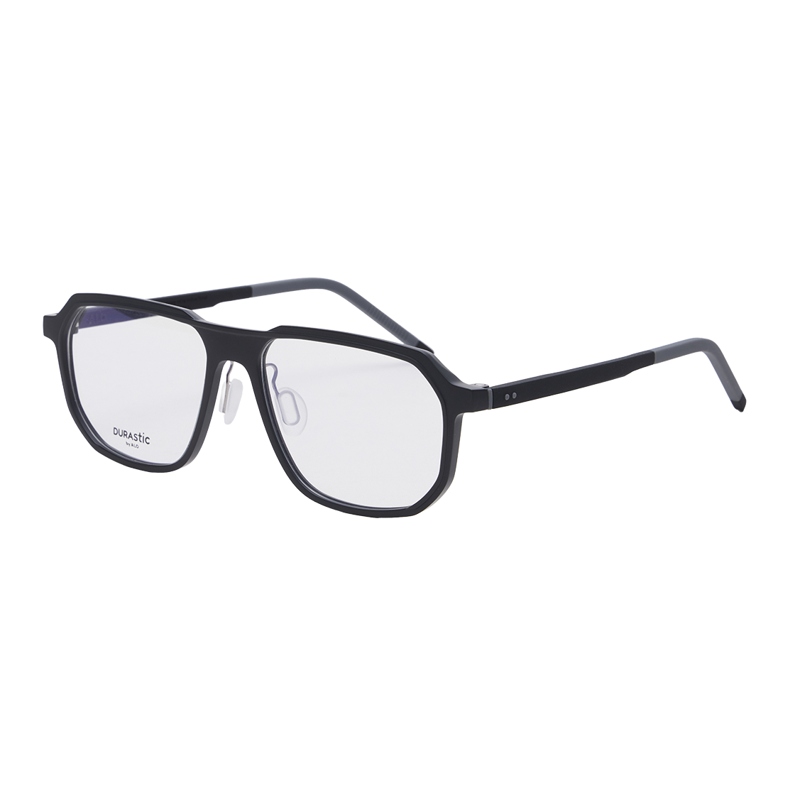 알로아이웨어 [DURASTIC] DRG5602 0909M 에비에이터 실리콘 안경테 블랙(ALO EYEWEAR [DURASTIC] DRG5602 0909M Aviator Silicone Glasses Frame Black) - 2