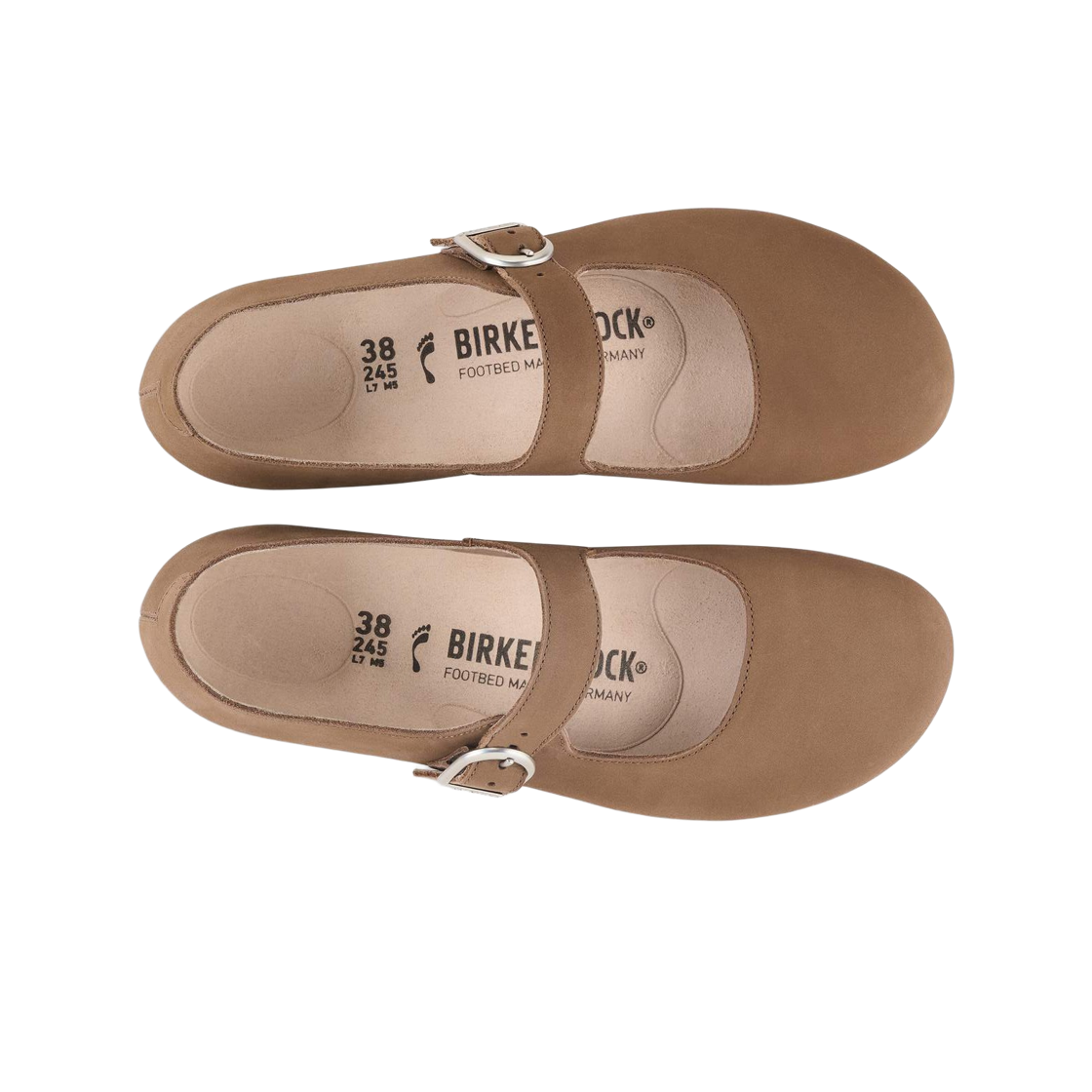 (W) 버켄스탁 산타 클라리타 누벅 레더 다크 티 - 내로우((W) Birkenstock Santa Clarita Nubuck Leather Dark Tea - Narrow) - 2