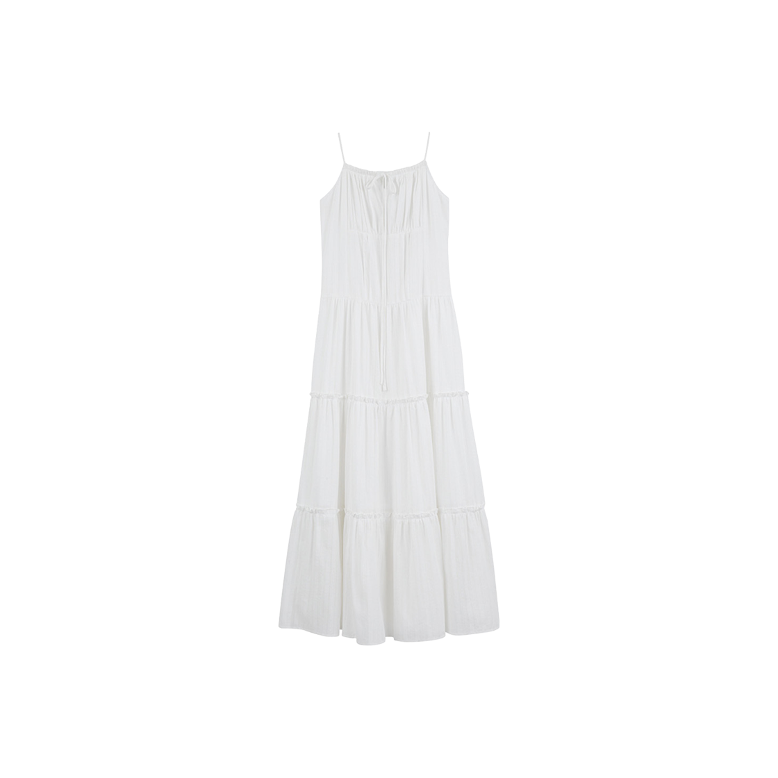 LOTI2OPW005WHT LOTS YOU April Lace Maxi Dress White