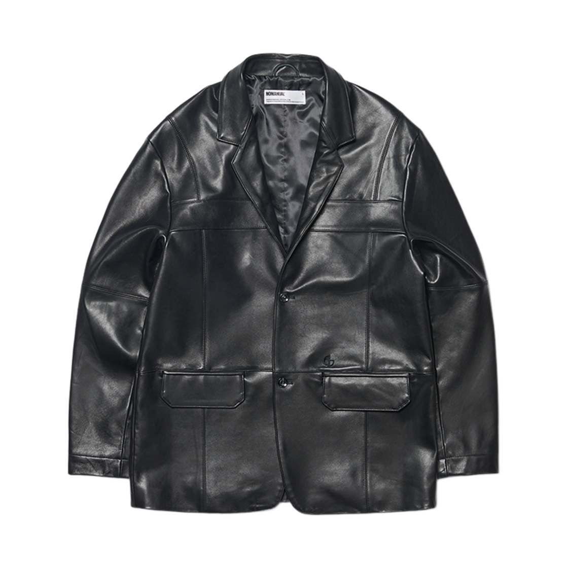 NMWF52BZ01BLK NOMANUAL NM Leather Blazer Black